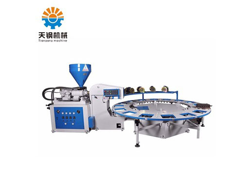 天鋼機(jī)械 TG-886-1全自動圓盤式單色塑膠鞋底注射成型機(jī) 品質(zhì)保證